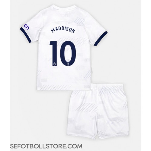 Tottenham Hotspur James Maddison #10 Replika babykläder Hemmaställ Barn 2023-24 Kortärmad (+ korta byxor)